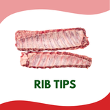 Pork Ribs: 2" x 2" Cut